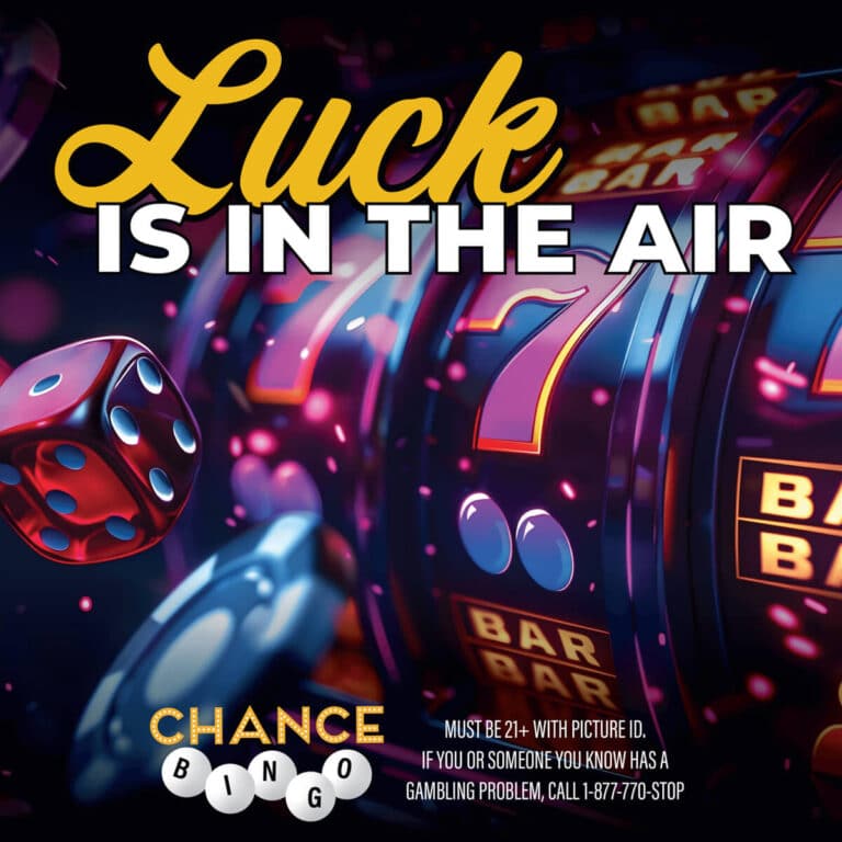 Video bingo promotional graphic by Chance Video Bingo in Monroe, LA